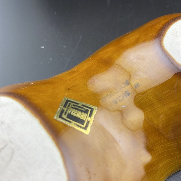 Vintage Brown Peanut Shaped Dishes Set of 3 - Picture 5 of 5